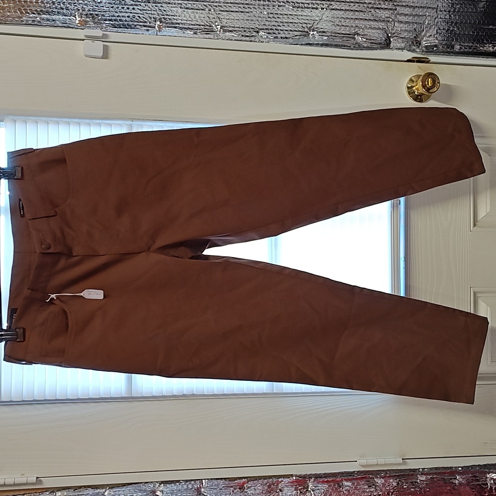Coppley Brown Khaki Casual Pants
